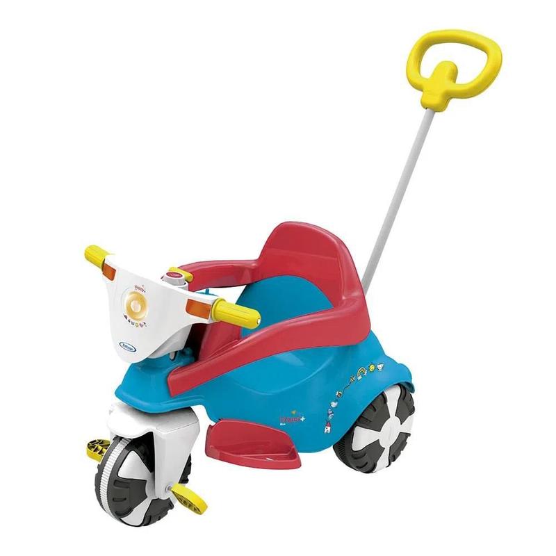 Triciclo Infantil Xalingo 3 em 1 Happy Blue 07244 - Triciclo